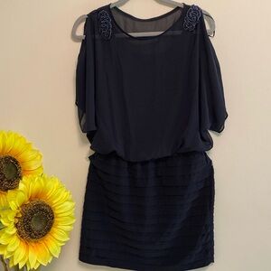 Karina  Navy blue dress Sz 6.